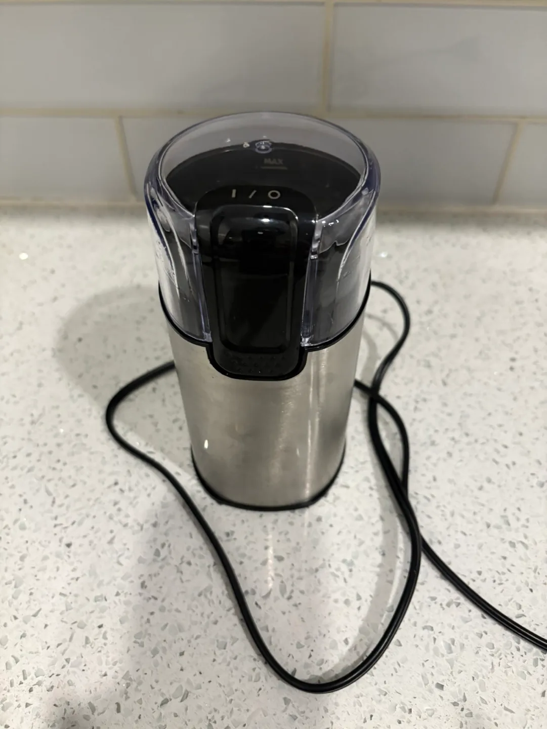 Stainless Steel Electric Coffee Bean Grinder image indicator(2)