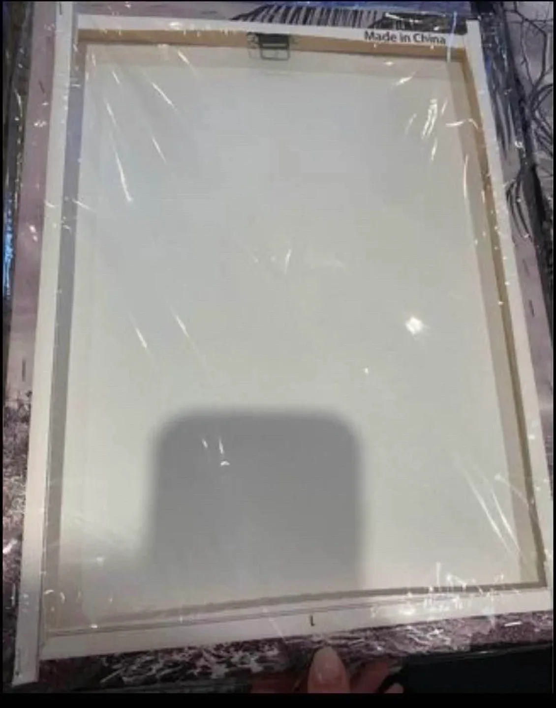 Three-Piece Blue and Gold Geometric Canvas Wall Art image indicator(2)