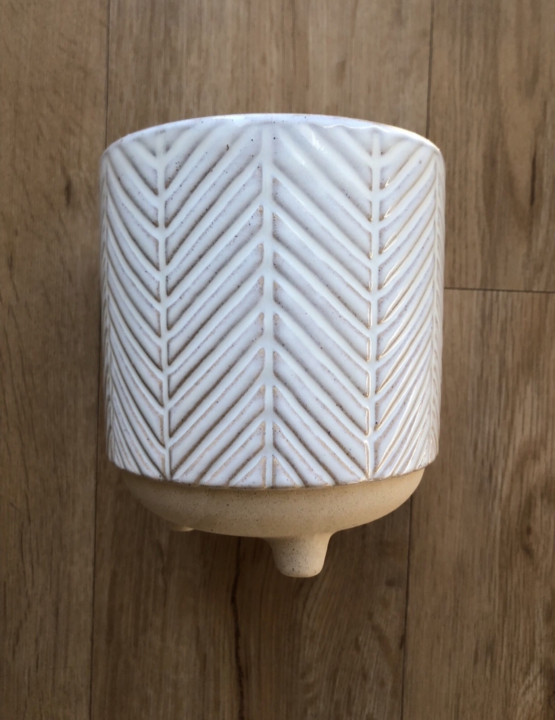 Bundle of 4 Planters: Llama, Chevron, Woven, and Lavender - photo 3