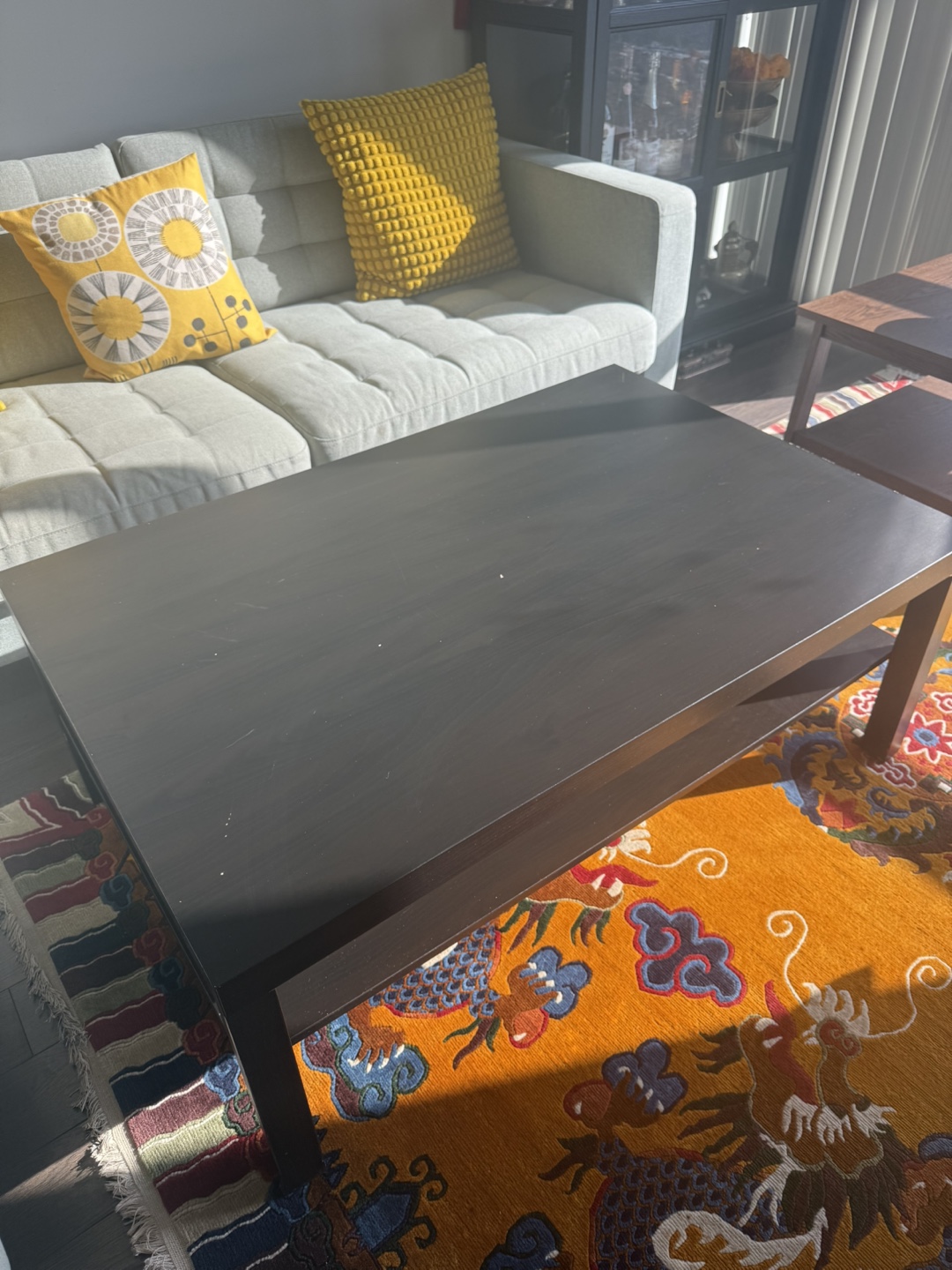 Dark Brown Coffee Table IKEA