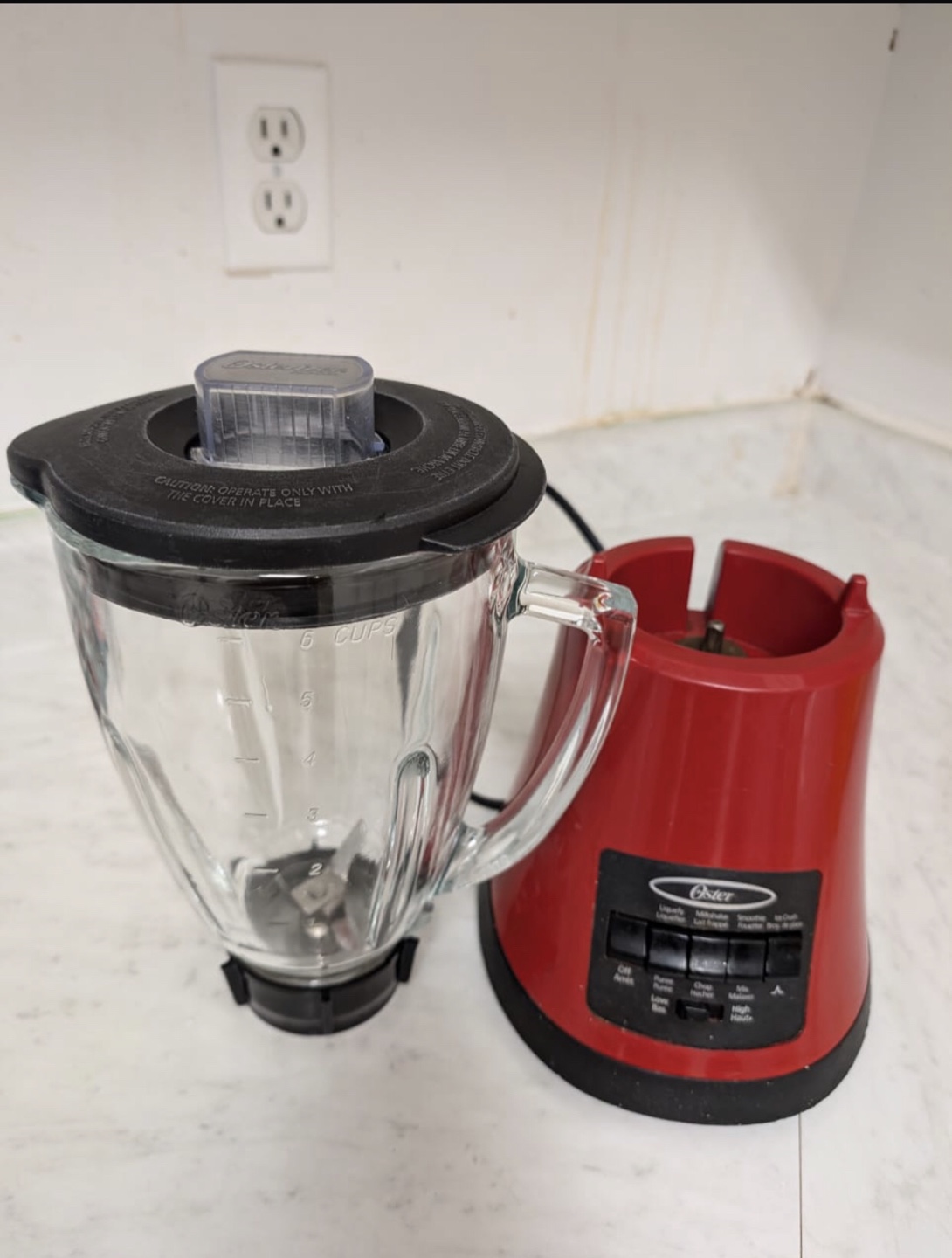 Oster Red Blender with Glass Jar - photo 3