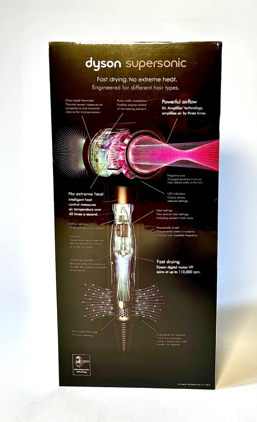 NEW Dyson Supersonic Hair Dryer - Iron/Fruchsia image indicator(6)