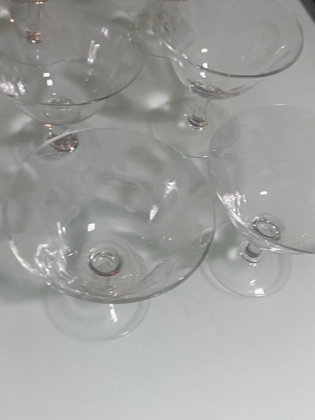 30pc Floral glassware set image indicator(9)