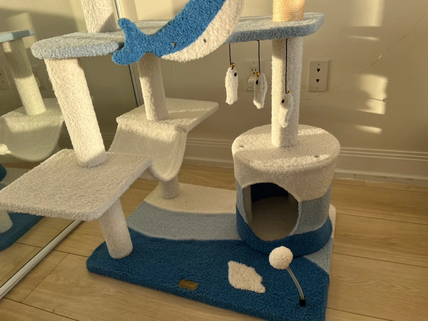Cat Tree Condo with Multiple Platforms and Accessories image indicator(3)