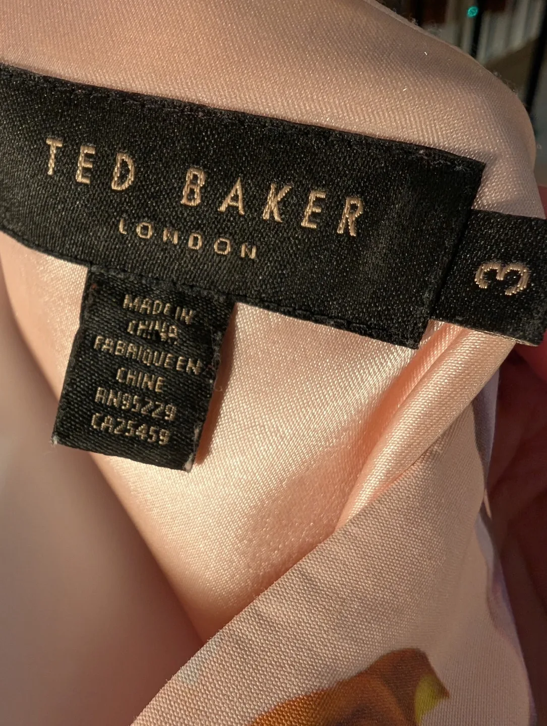 Ted Baker London Pink Blouse and Black Skirt Set - Size 3 image indicator(4)