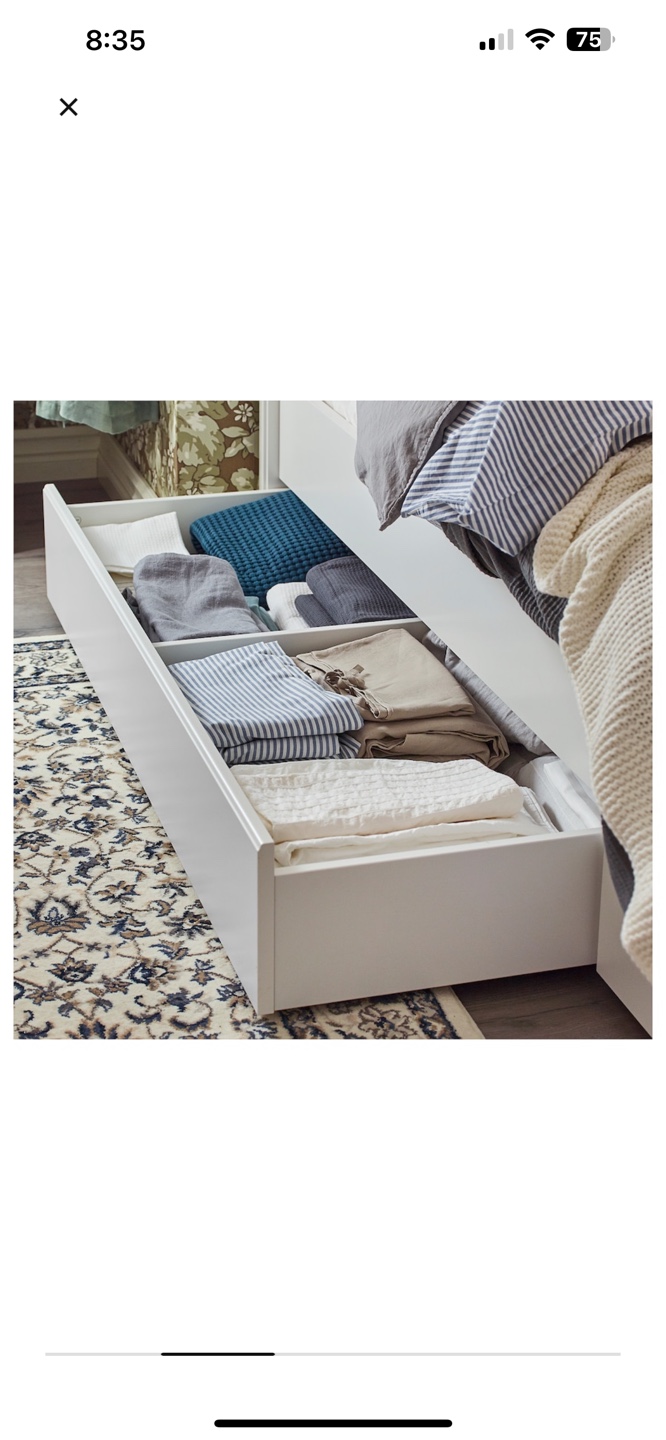 IKEA SONGESAND Bed Frame with 4 Drawers - photo 4