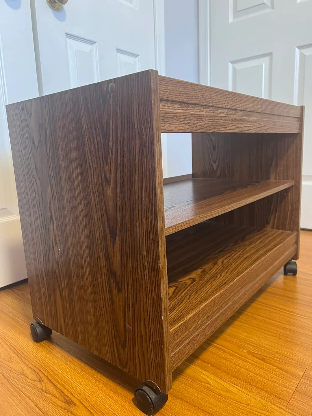 Brown Wooden Rolling Storage Unit image indicator(5)