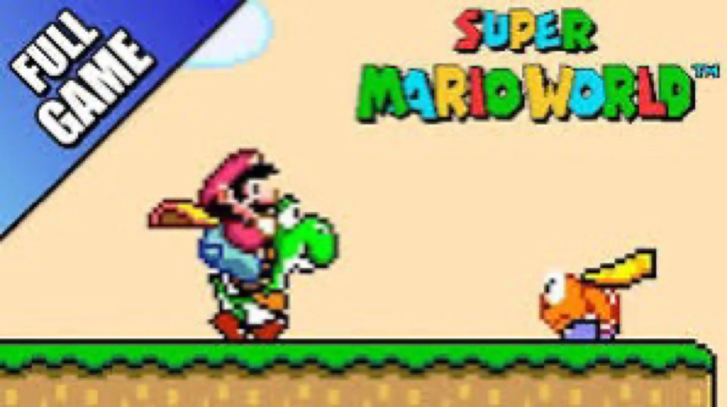 Super Mario World SNES Cartridge image indicator(2)
