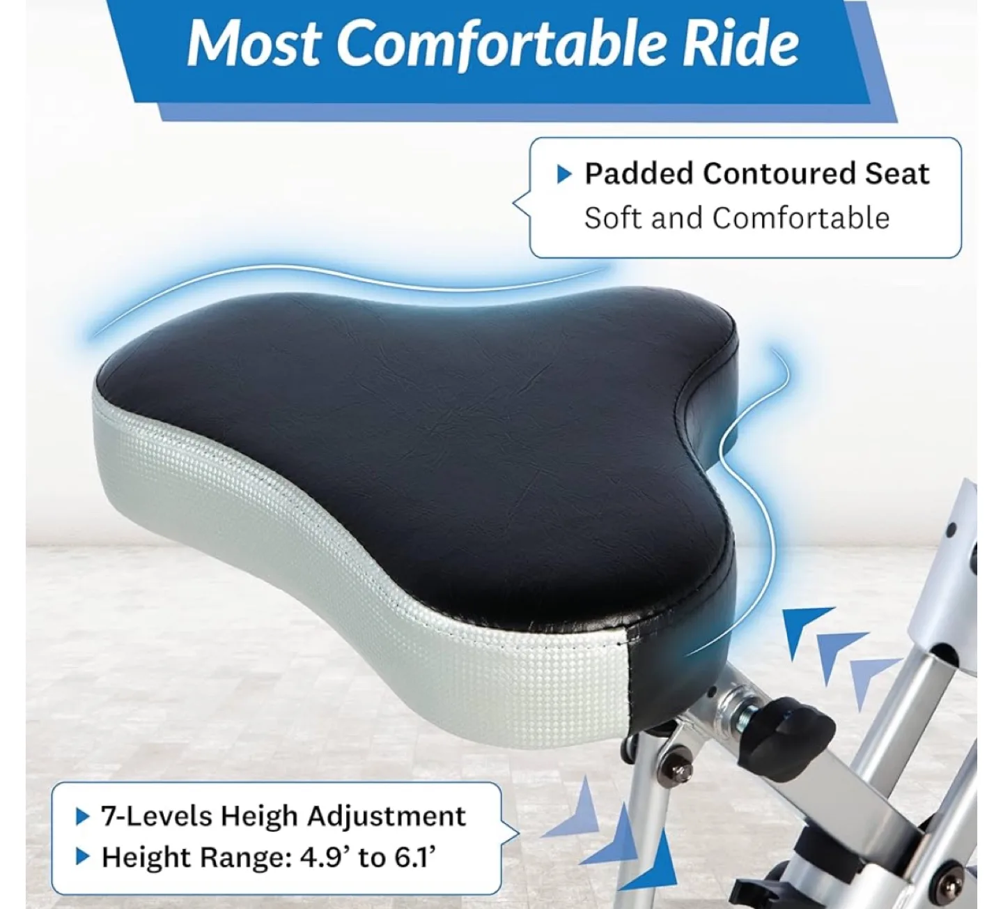 Exerpeutic 2000 Magnetic Recumbent Exercise Bike image indicator(6)