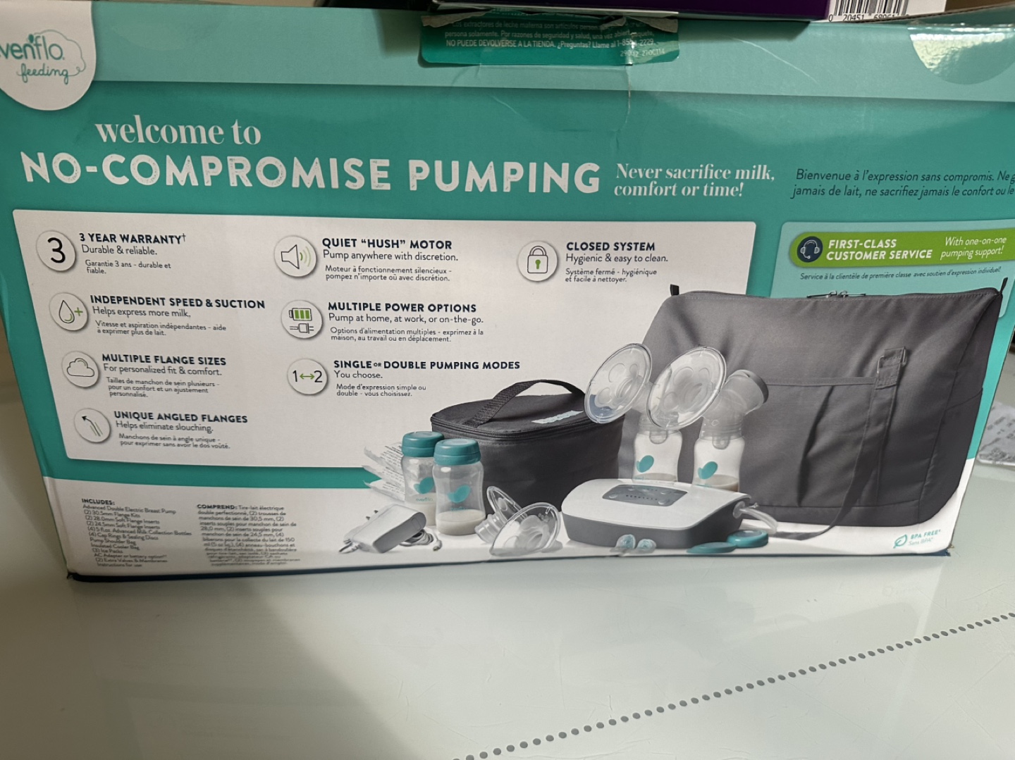 Evenflo Deluxe Advanced Double Electric Breast Pump - photo 2