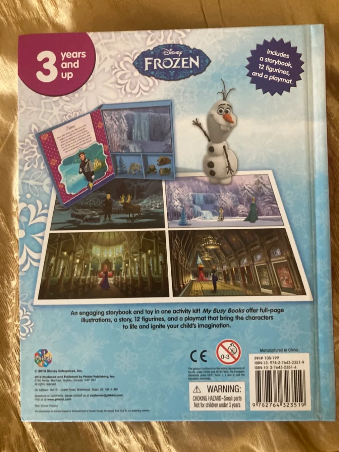 Disney Frozen My Busy Book with 12 Figurines and Playmat image indicator(3)
