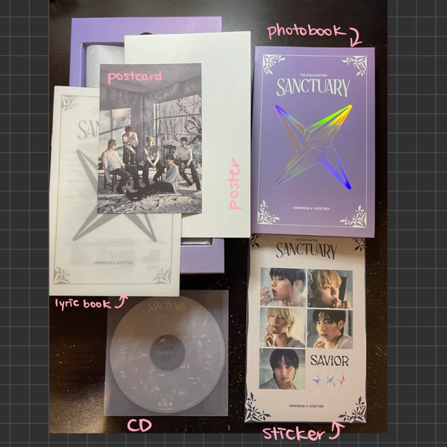 TXT - TOMORROW X TOGETHER Sanctuary (Savior Ver.) Album Kpop image indicator(3)
