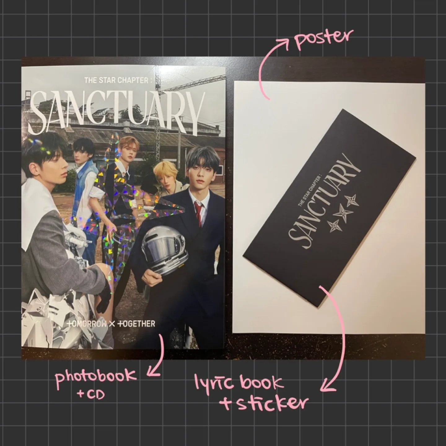 TXT - TOMORROW X TOGETHER Sanctuary (Knight Ver.) Album Kpop image indicator(3)