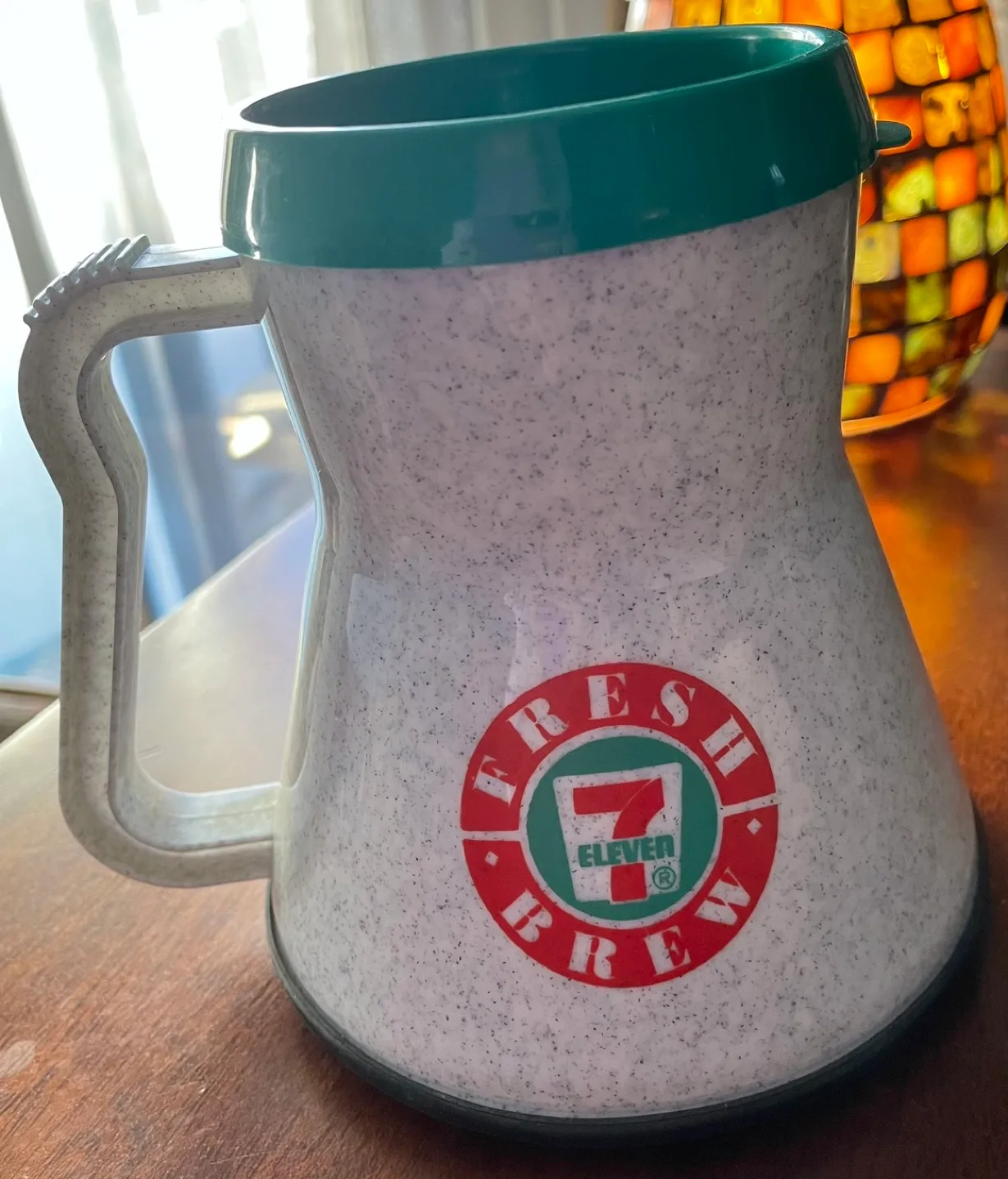 Vintage 7-Eleven Mobile Mug Travel Coffee Cup image indicator(2)