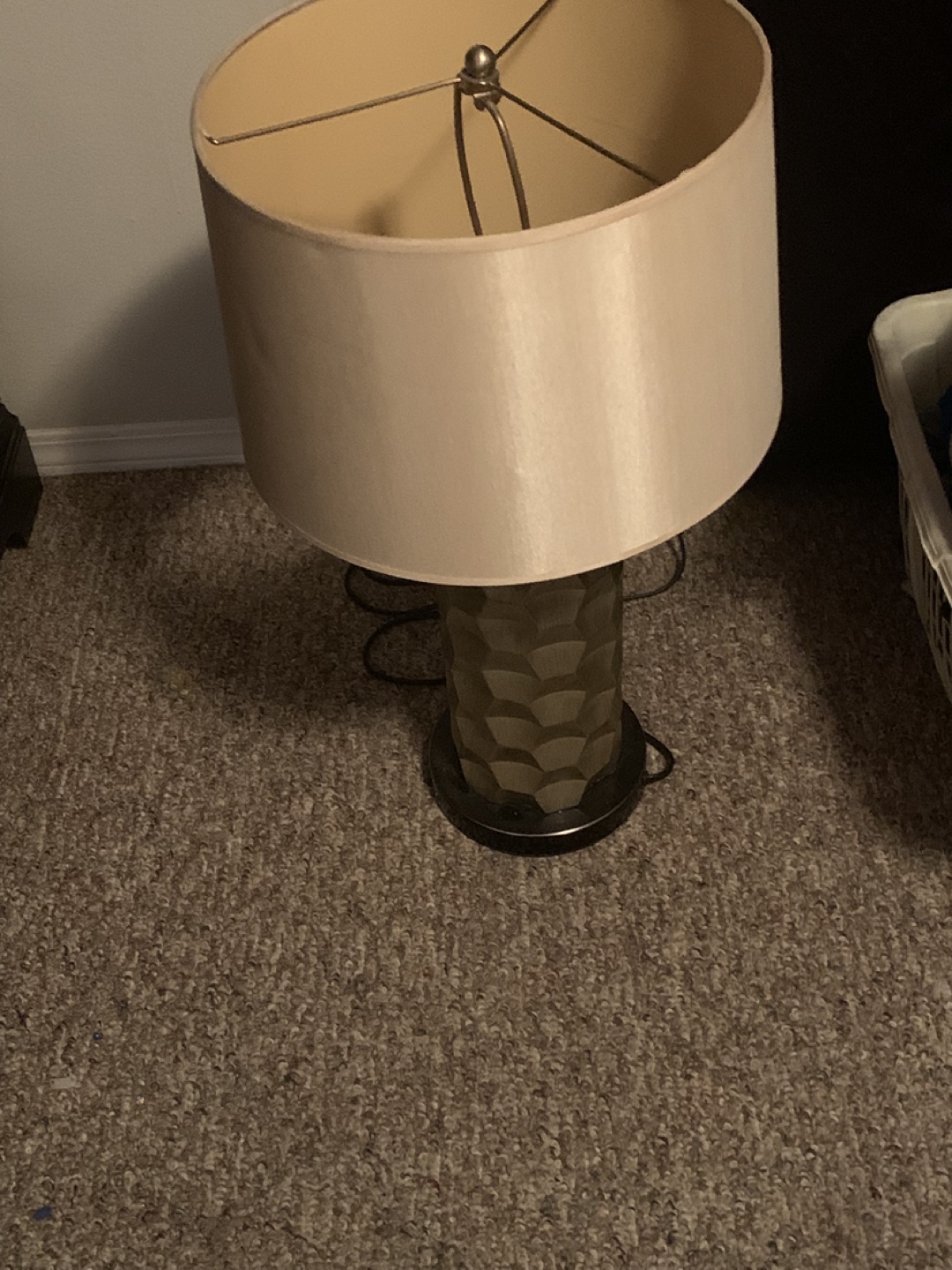 Elegant Table Lamp with Beige Shade
