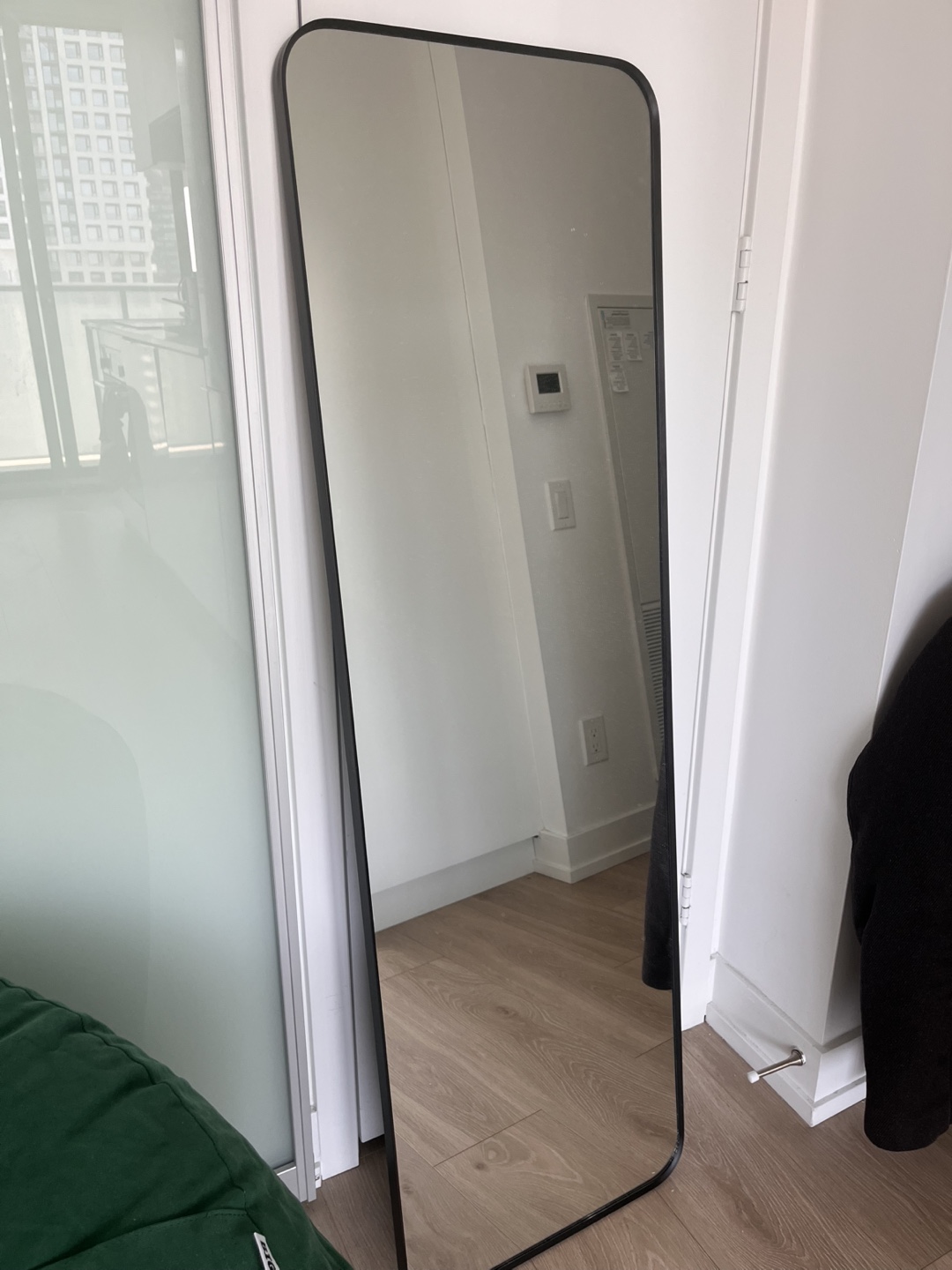 IKEA Full-Length Mirror with Black Frame