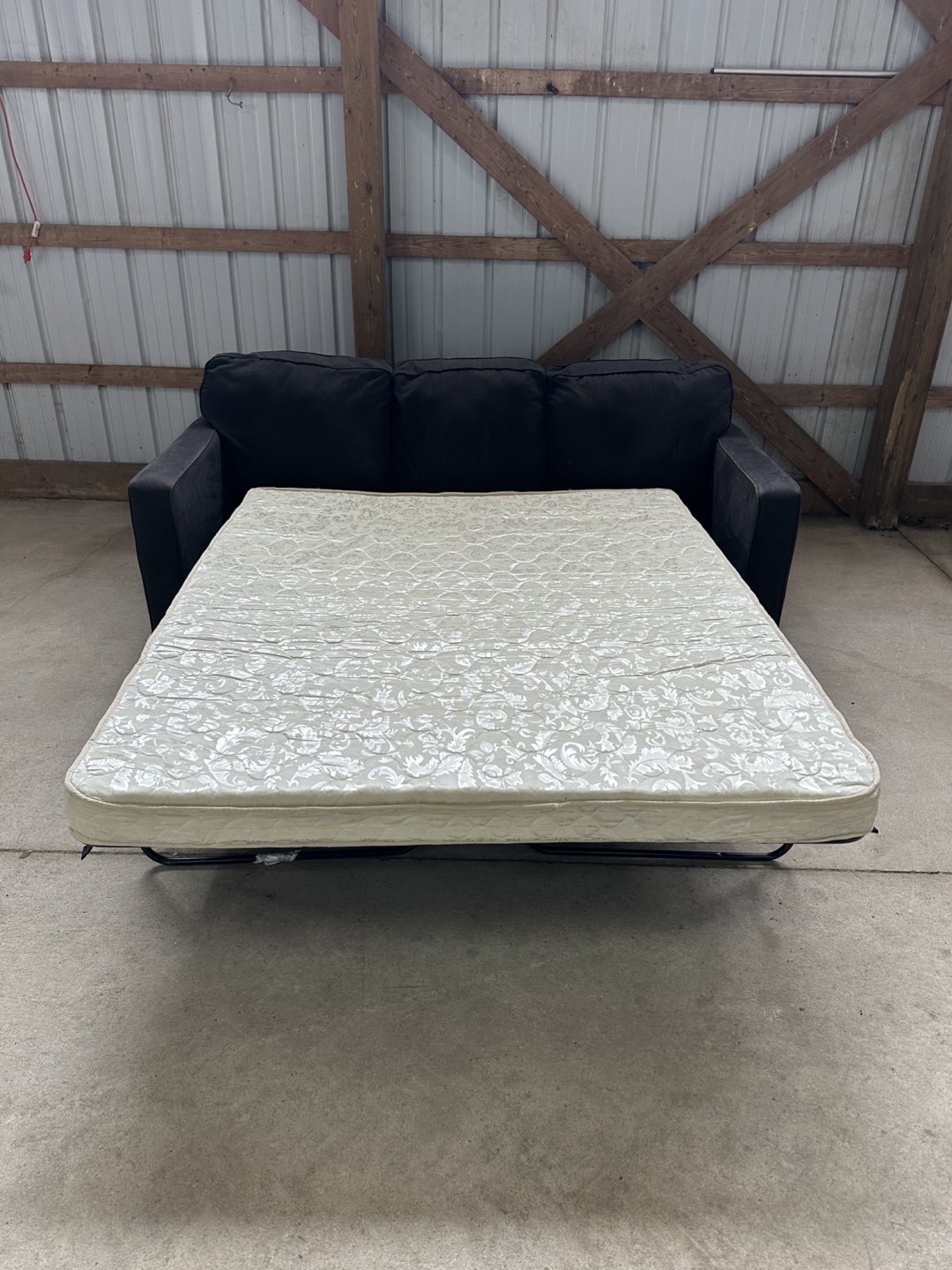 *Delivery Available* 3-Seater Dark Grey Sofa Bed - photo 5