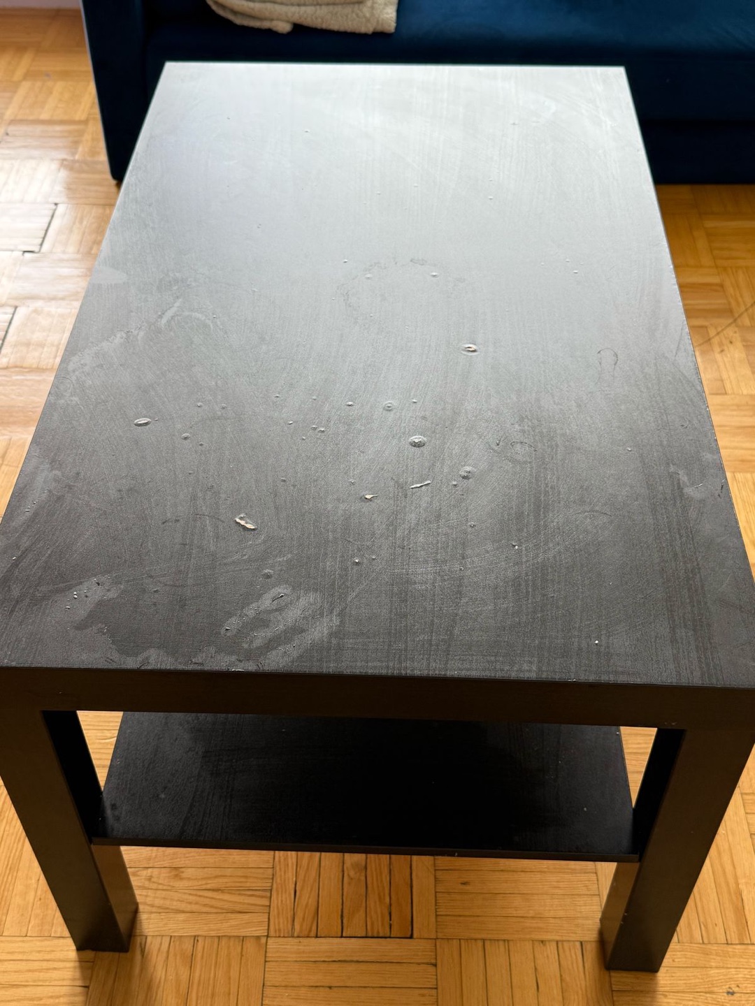 Black Coffee Table with Shelf - photo 3