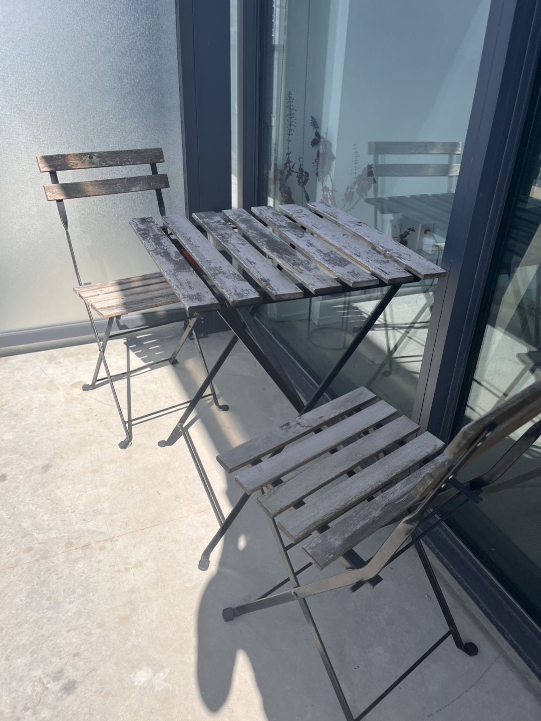 IKEA TÄRNÖ Outdoor Patio Set - Table and Two Chairs
