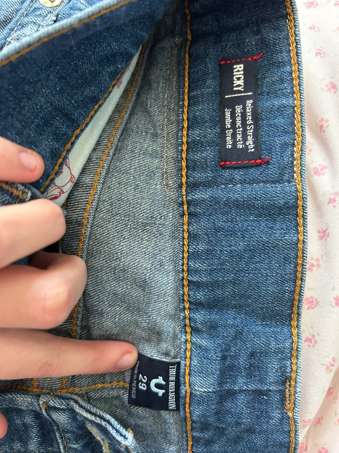 True Religion Ricky Relaxed Straight Jeans image indicator(2)