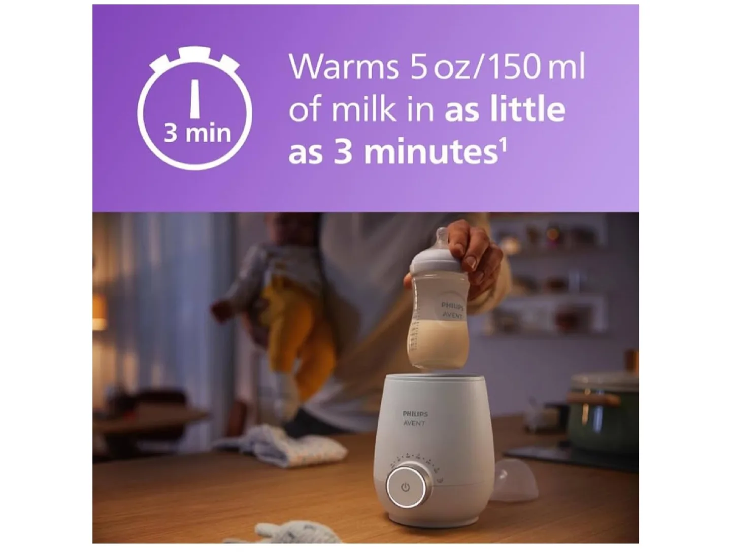 Philips Avent SCF355/00 Bottle Warmer image indicator(7)