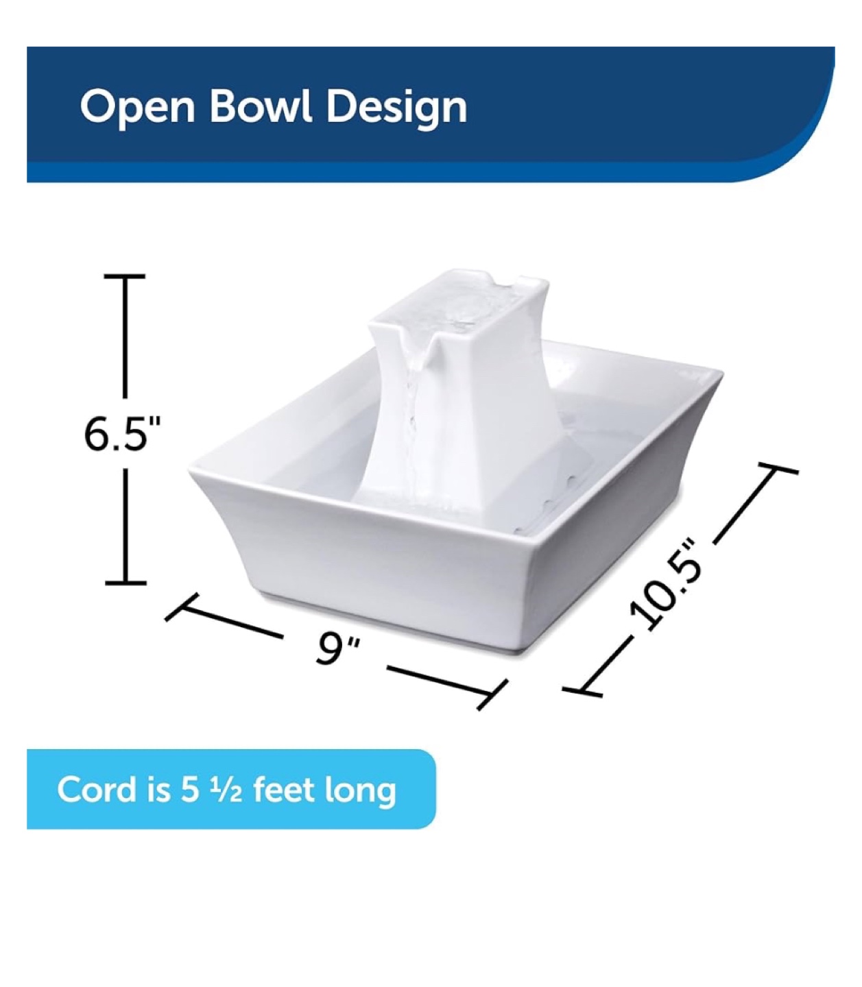 Cat and Dog Water Fountain (PetSafe Drinkwell Ceramic Pagoda) - photo 3