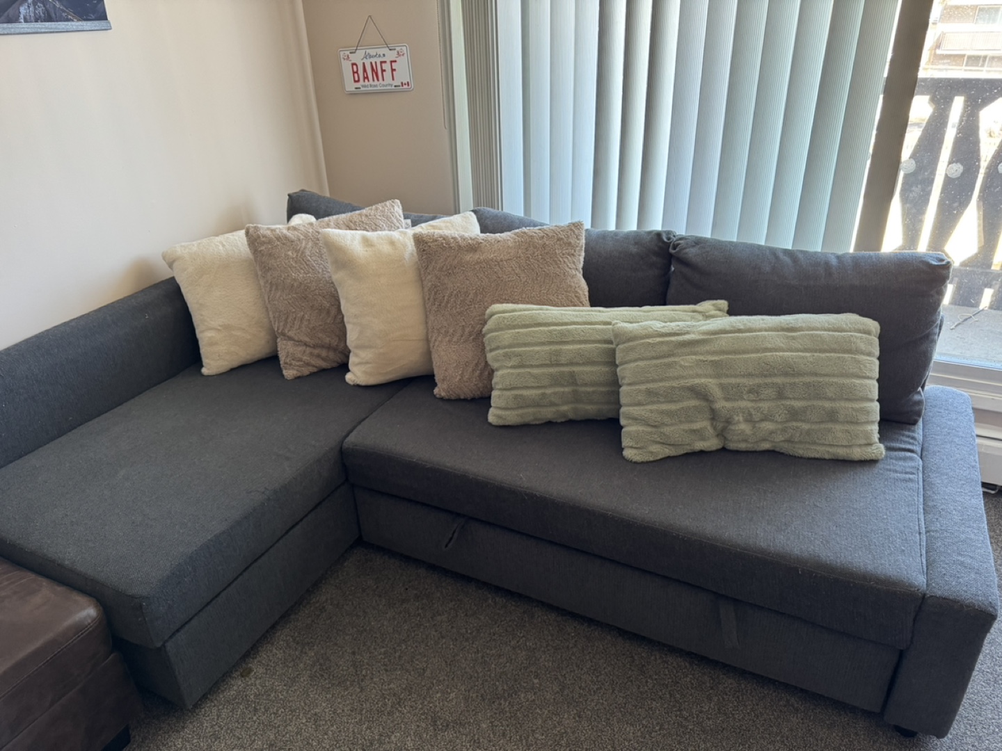 IKEA FRIHETEN Corner Sofa-Bed
