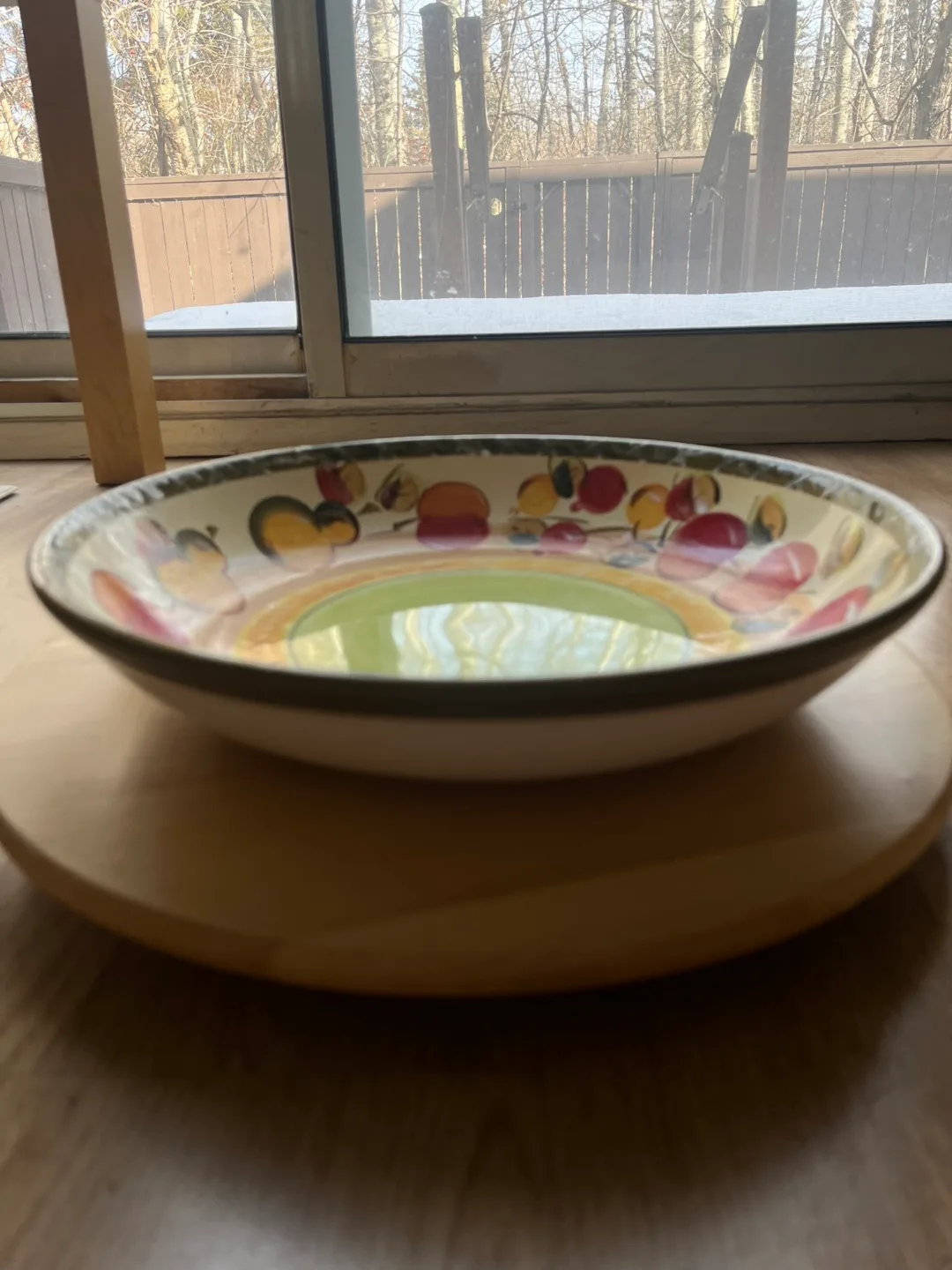 ☘️Large Decorative Fruit Bowl image indicator(3)