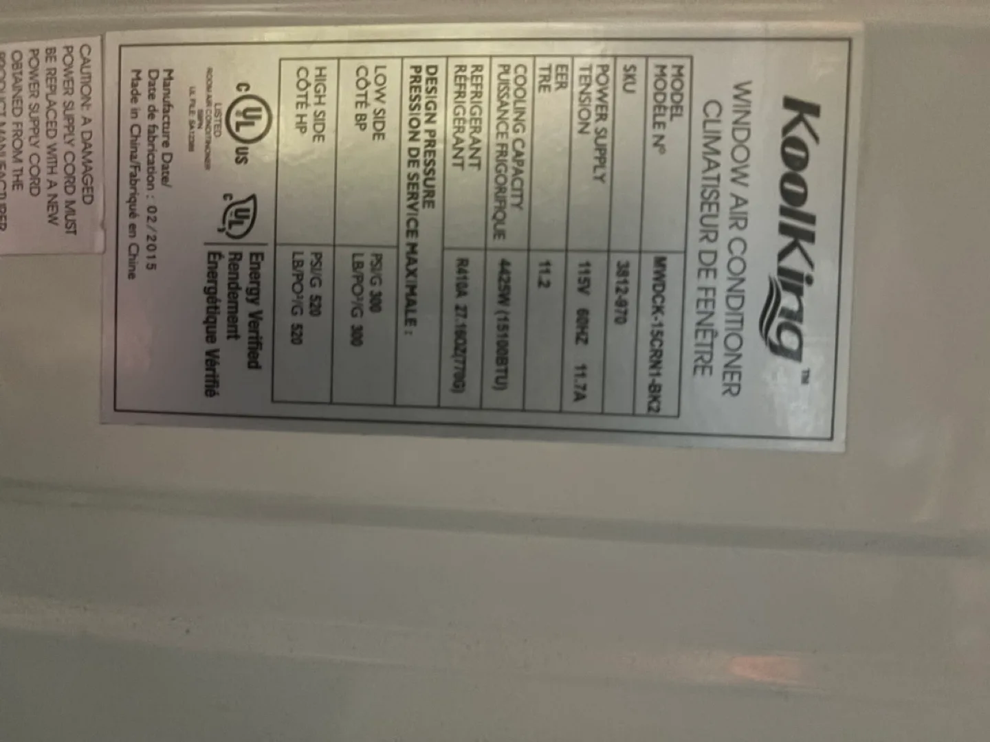 Kool King Window Air Con 15000BTU image indicator(5)