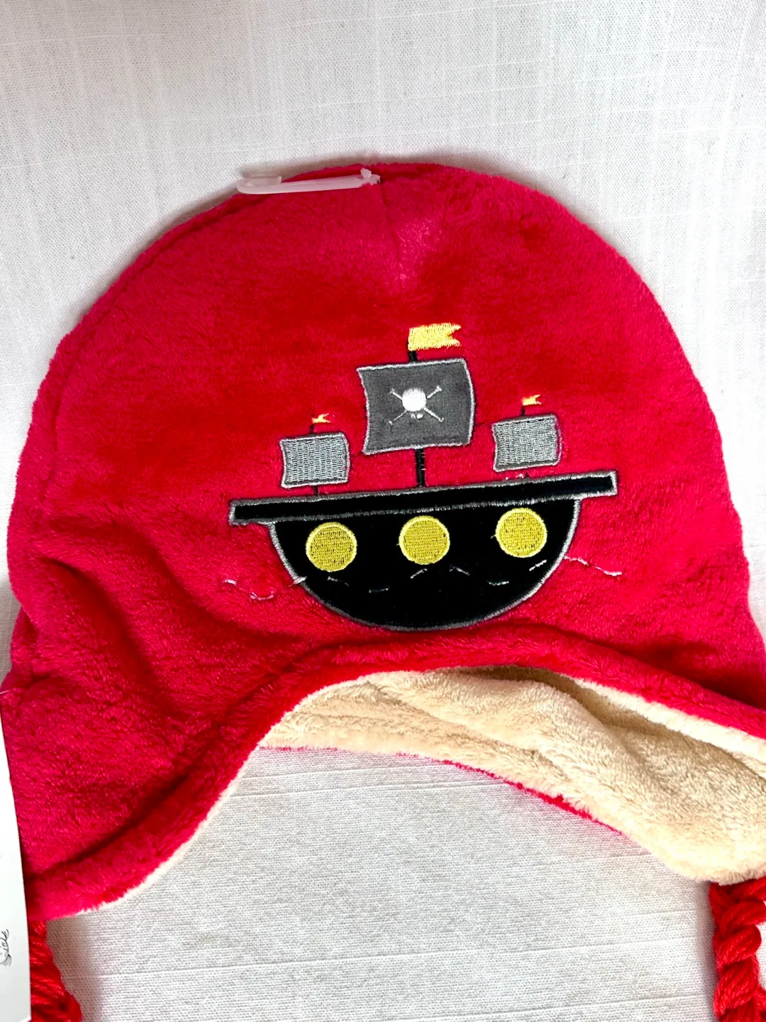 Flapjack Kids Reversible Hat - Pirate Ship/Parrot Design image indicator(4)