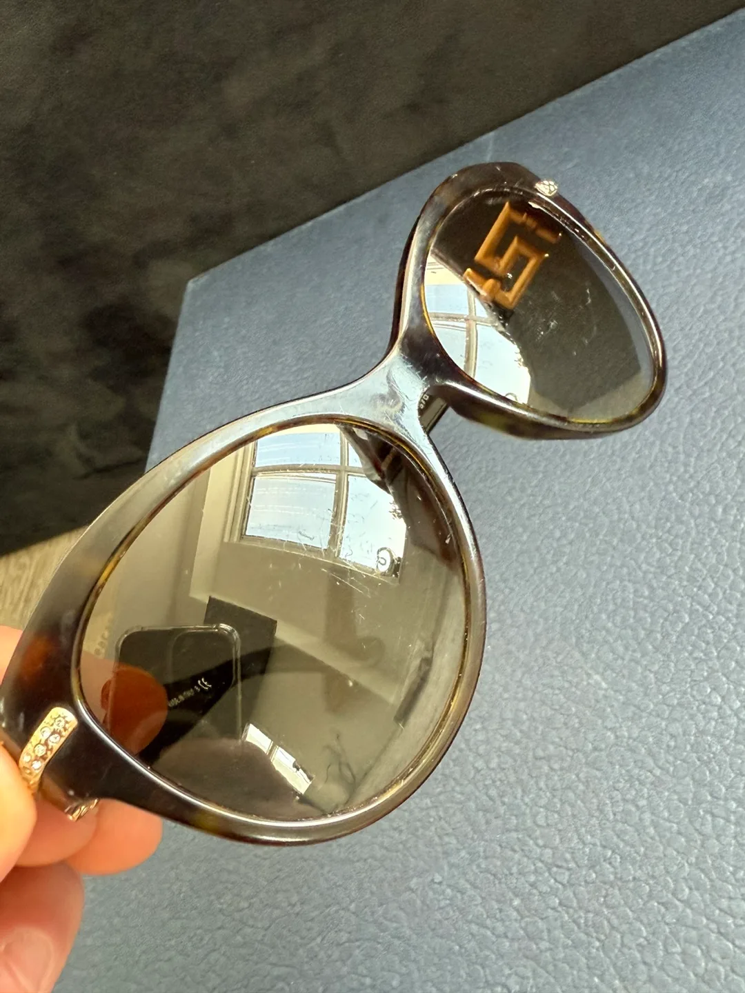 Versace Fashion Cat Eye Sunglasses Women image indicator(10)