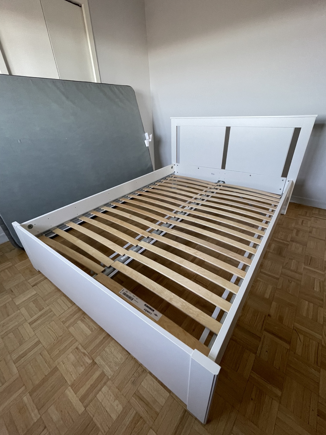IKEA SONGESAND Double Bed Frame - White - photo 2