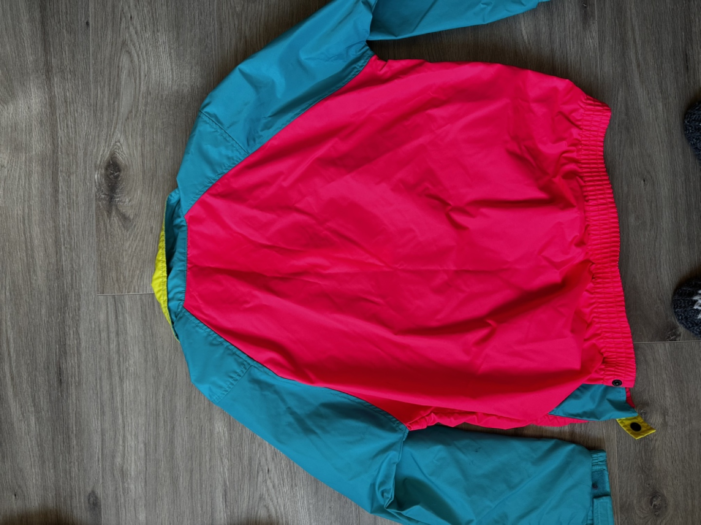 Vintage 90s Colour Block Windbreaker Jacket - photo 2