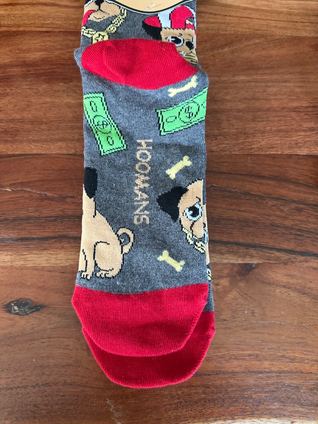 Hoomans Pug Life Socks - One Size Unisex image indicator(4)