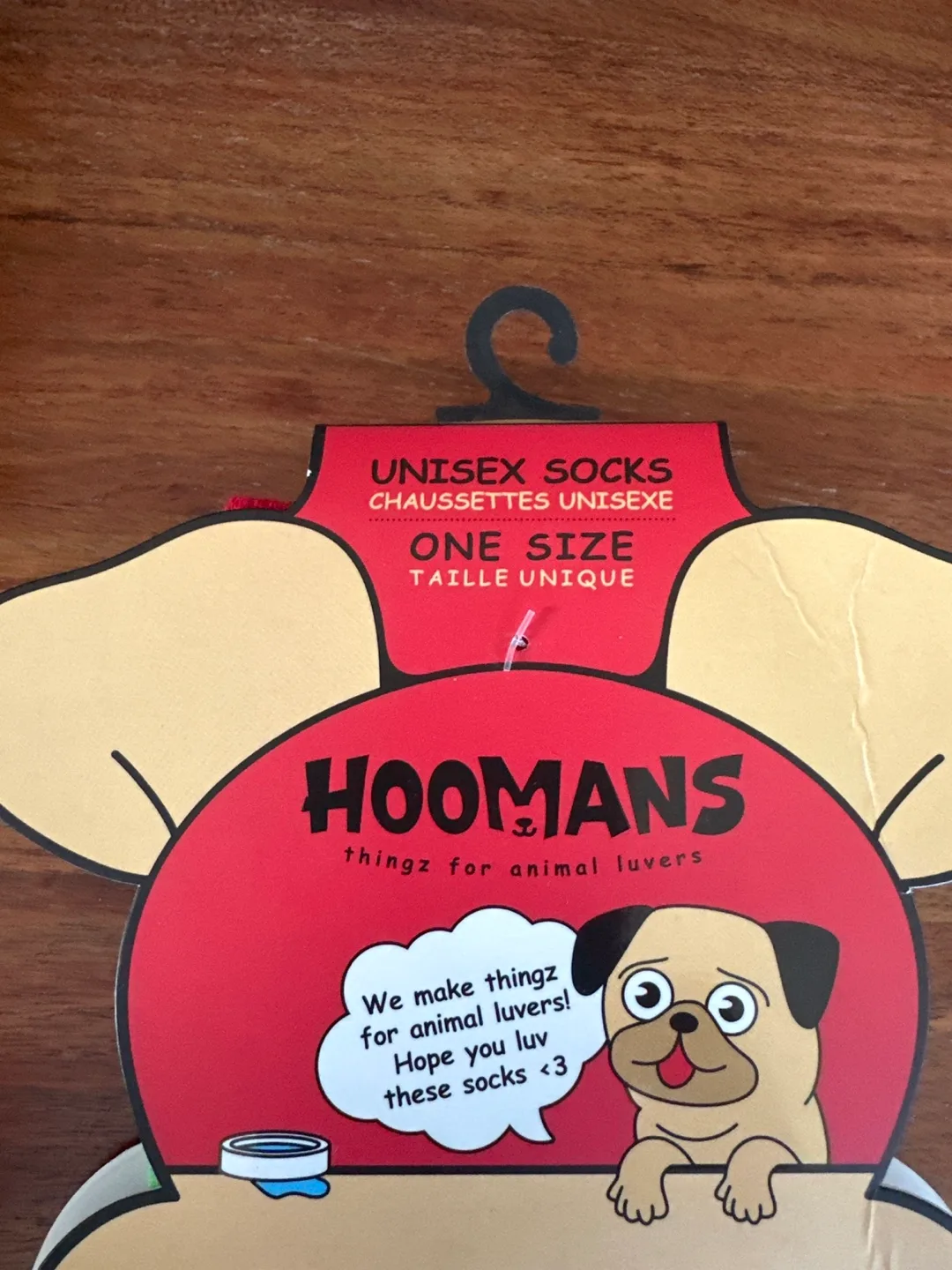 Hoomans Pug Life Socks - One Size Unisex image indicator(3)