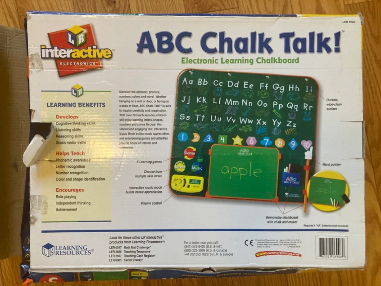 Interactive ABC Chalk Talk! Electronic Learning Chalkboard image indicator(2)