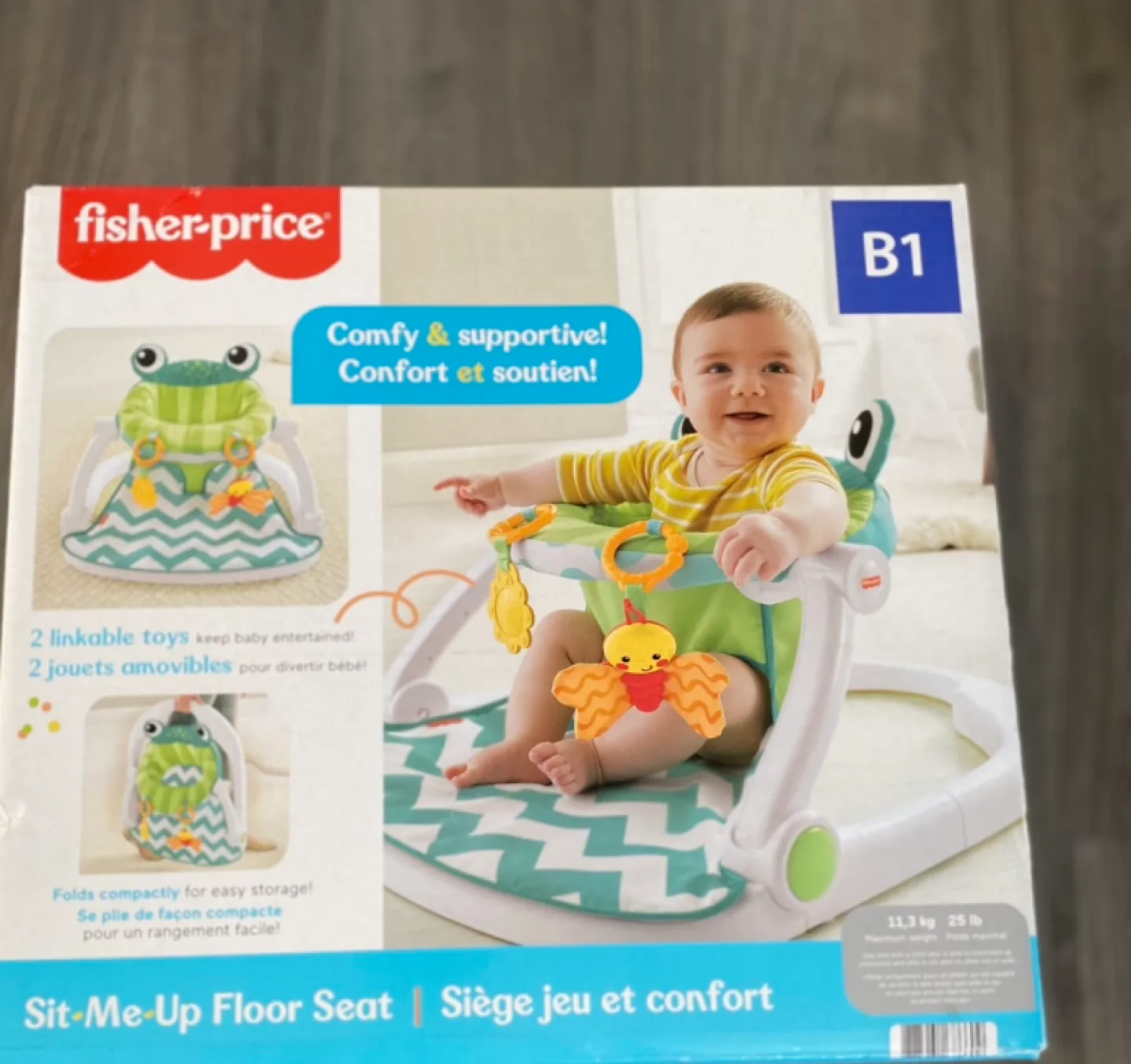 Fisher-Price Frog Sit-Me-Up Floor Seat image indicator(2)