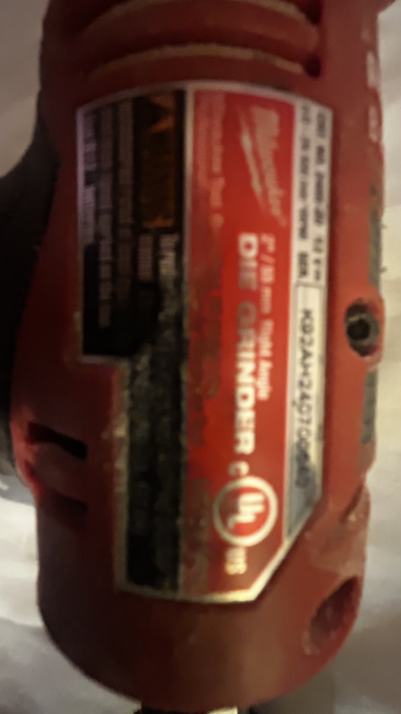 Milwaukee M12 Die Grinder