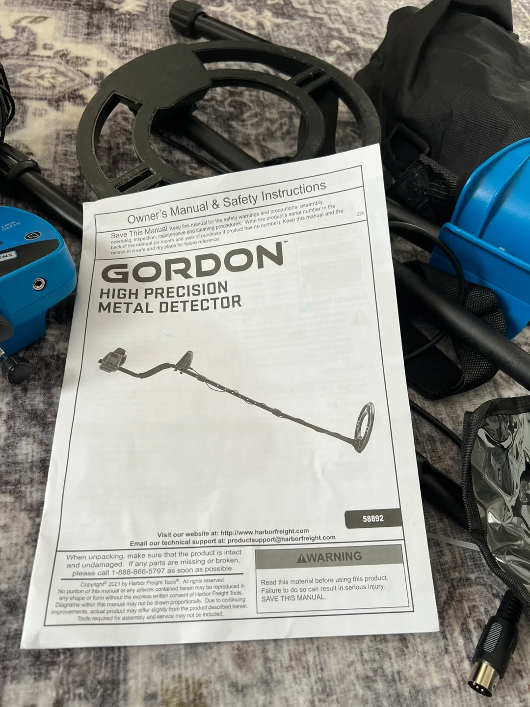 GORDON High-Precision Metal Detector Set image indicator(7)