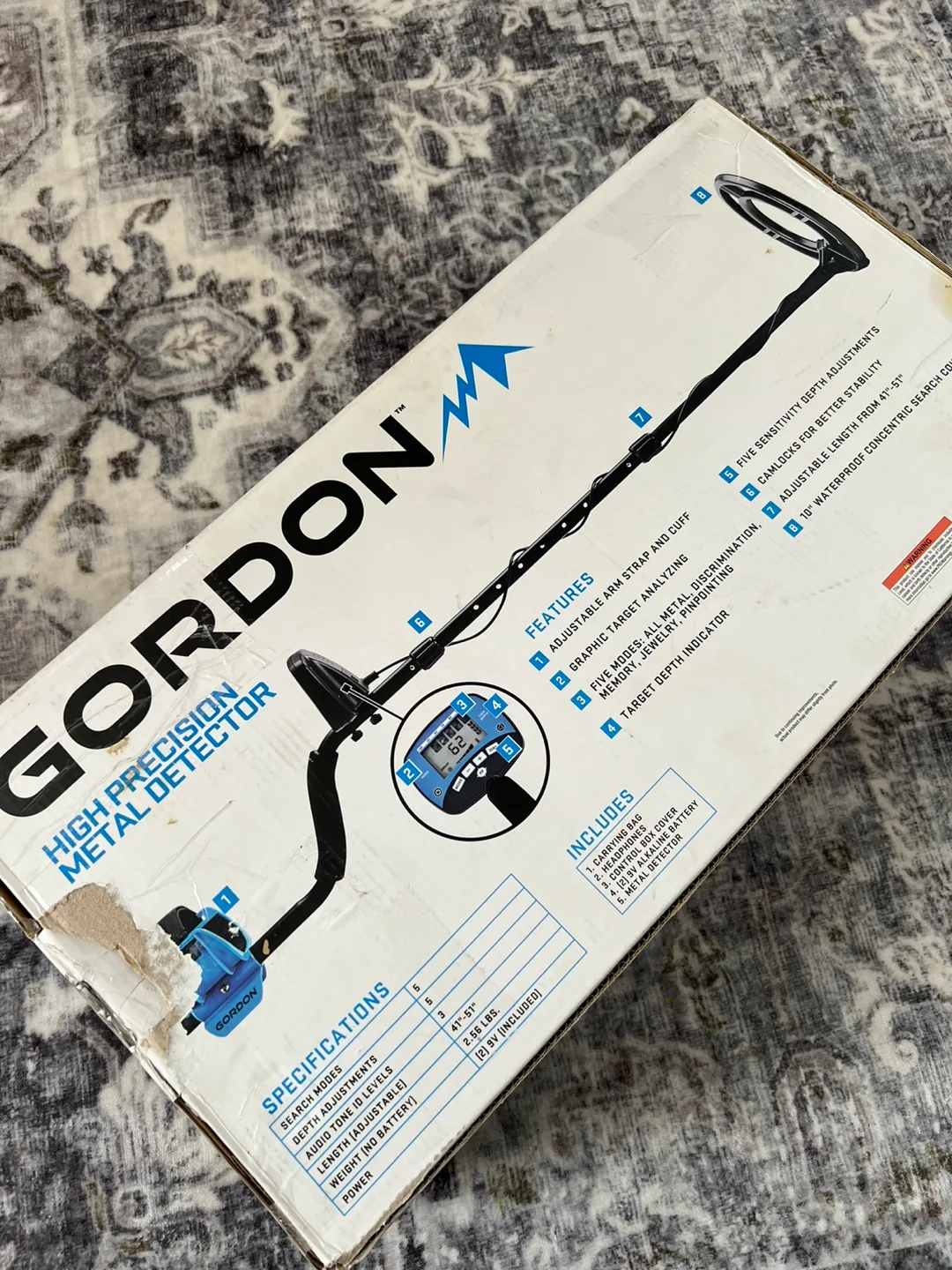 GORDON High-Precision Metal Detector Set image indicator(8)
