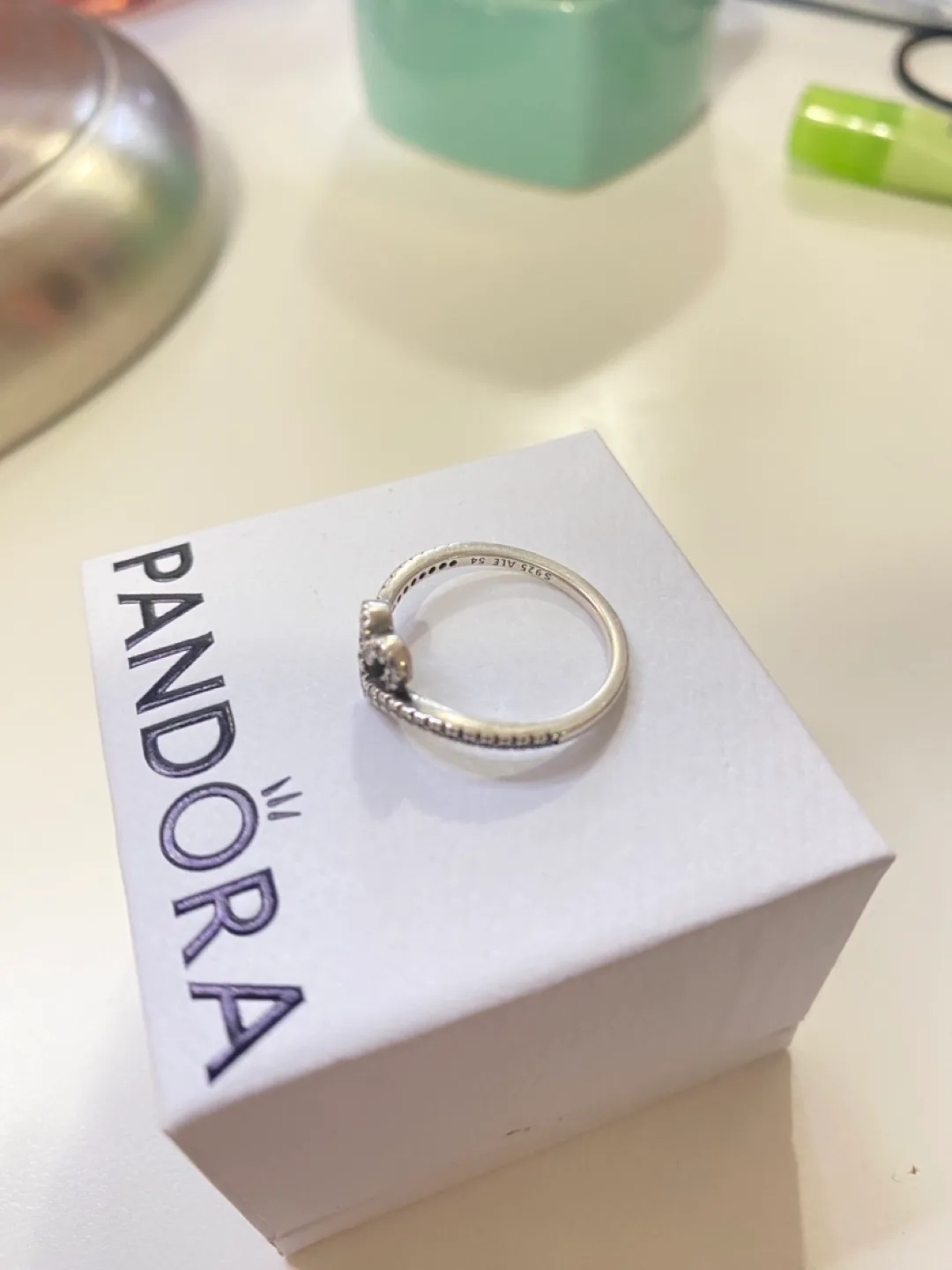 Pandora Sparkling Heart Ring image indicator(2)