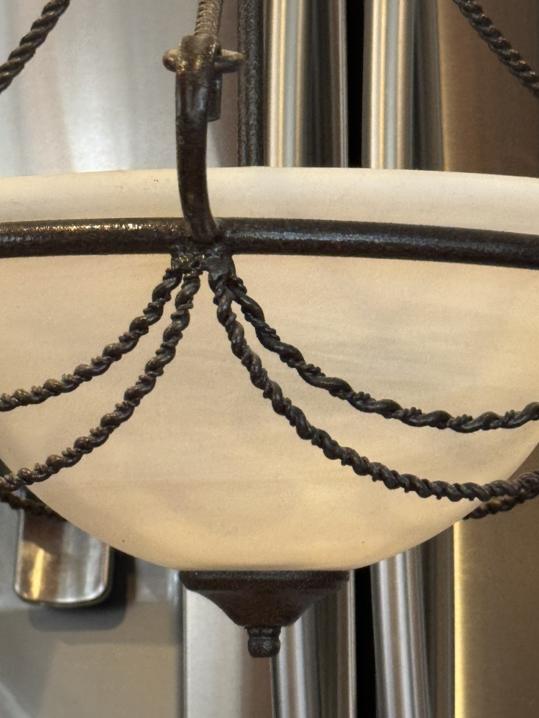 Elegant Alabaster Pendant Light Fixture - photo 3