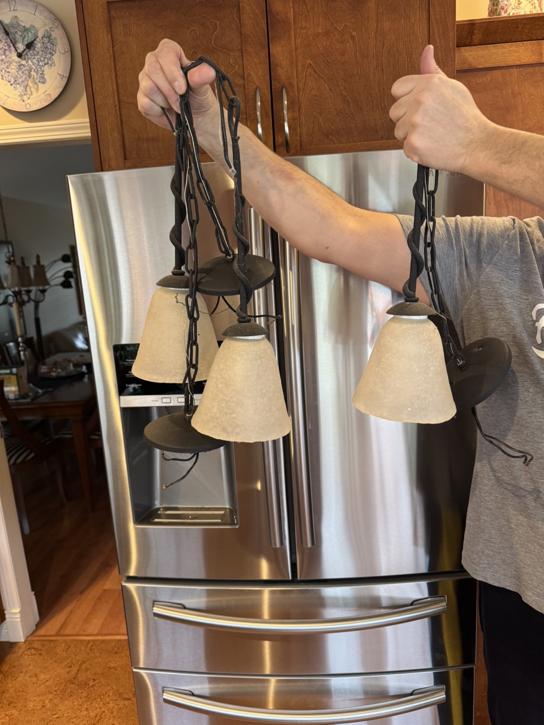 Set of Three Mini Pendant Lights - photo 2