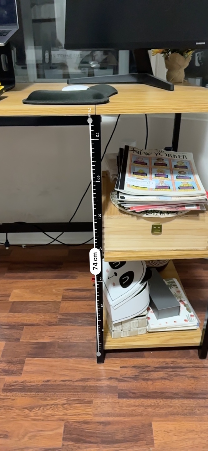 Modern Computer Desk with Storage Shelves - photo 4