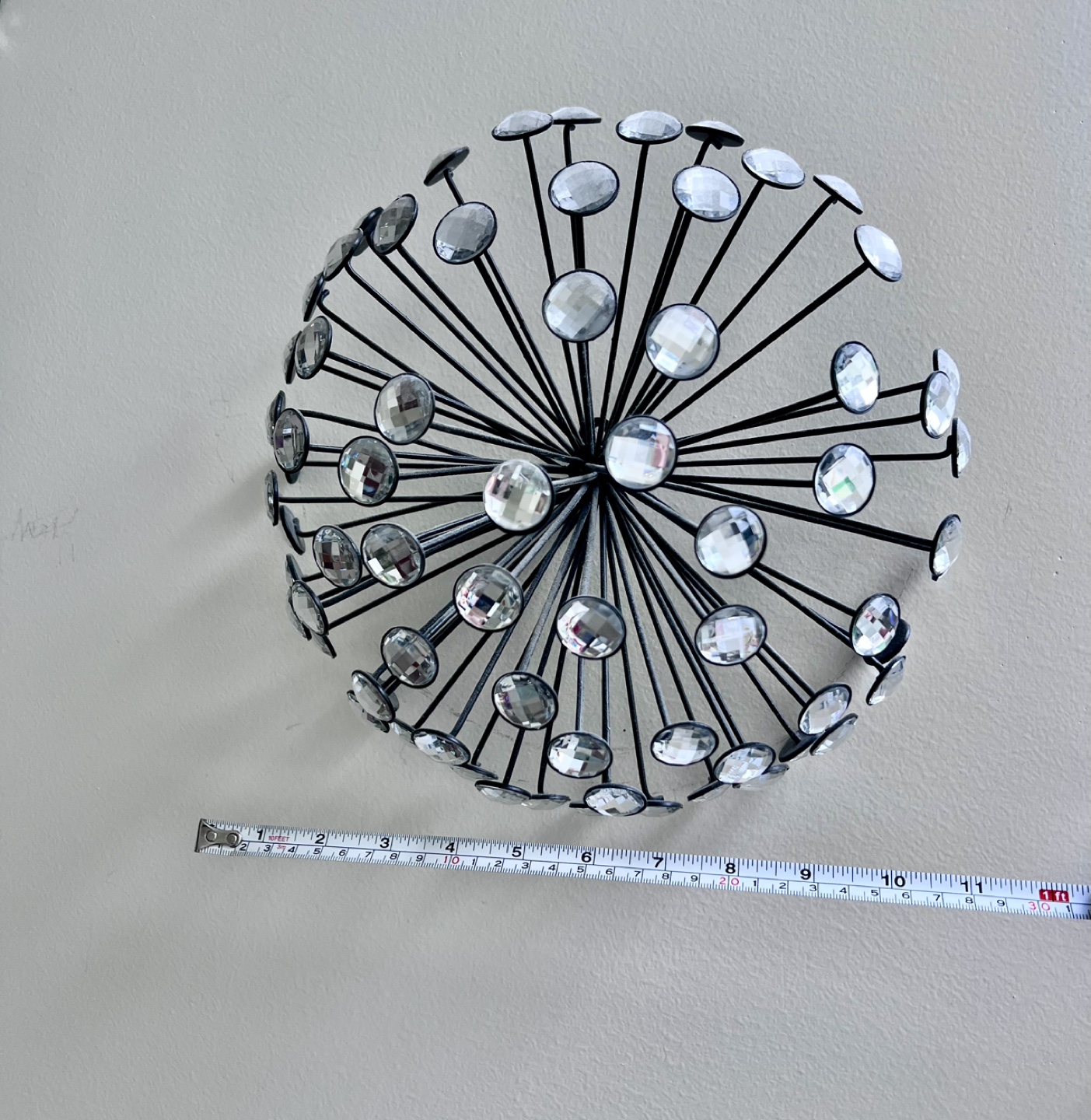Set of 3 Metal starburst wall hanging decor/wall art - photo 4