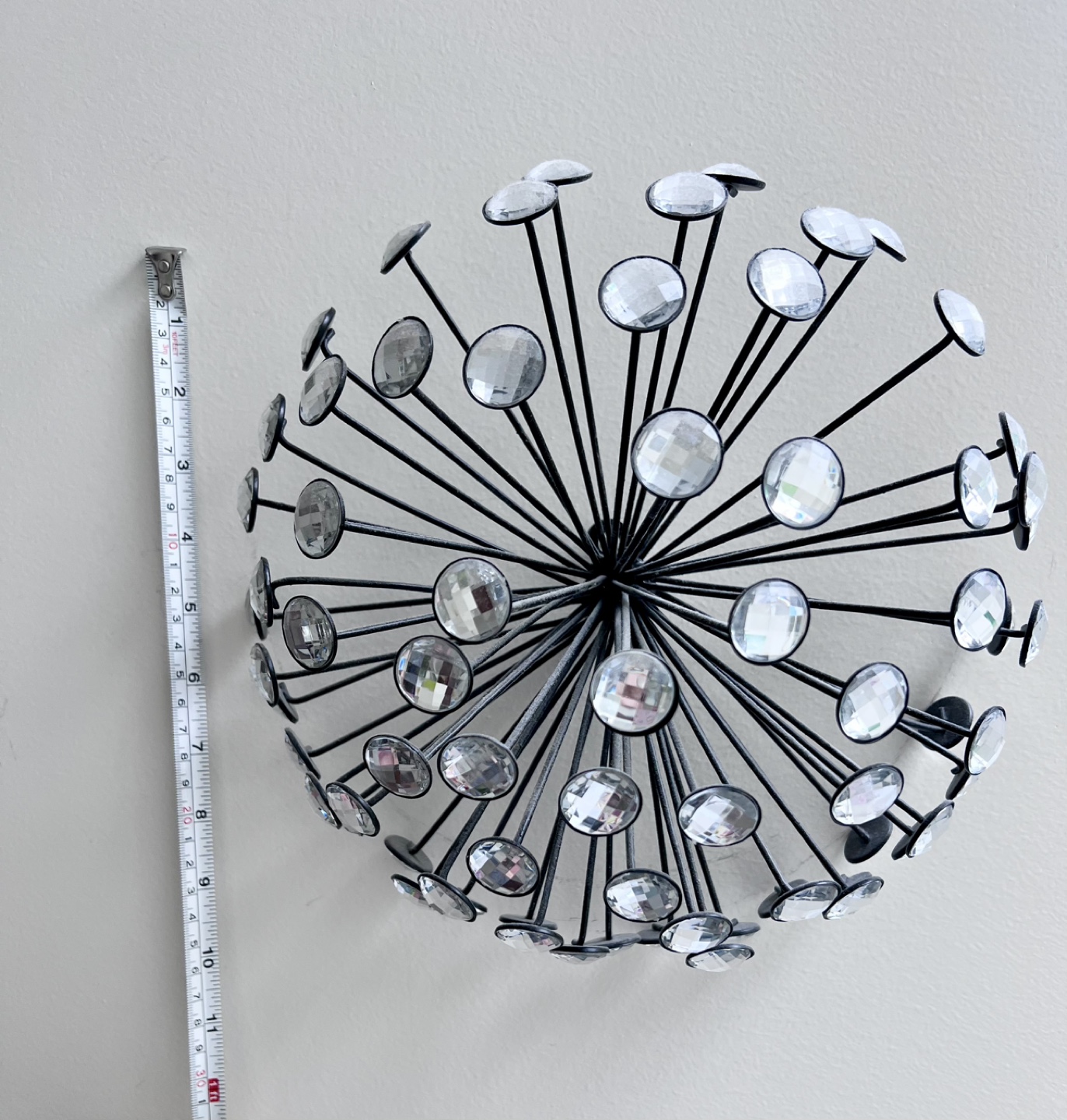 Set of 3 Metal starburst wall hanging decor/wall art - photo 5