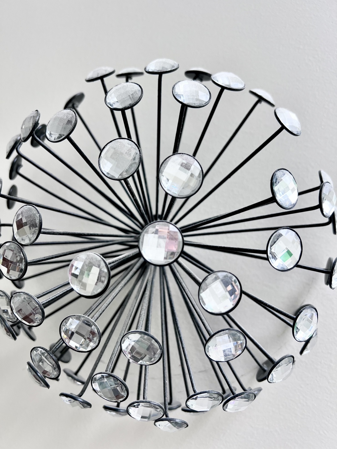 Set of 3 Metal starburst wall hanging decor/wall art - photo 3