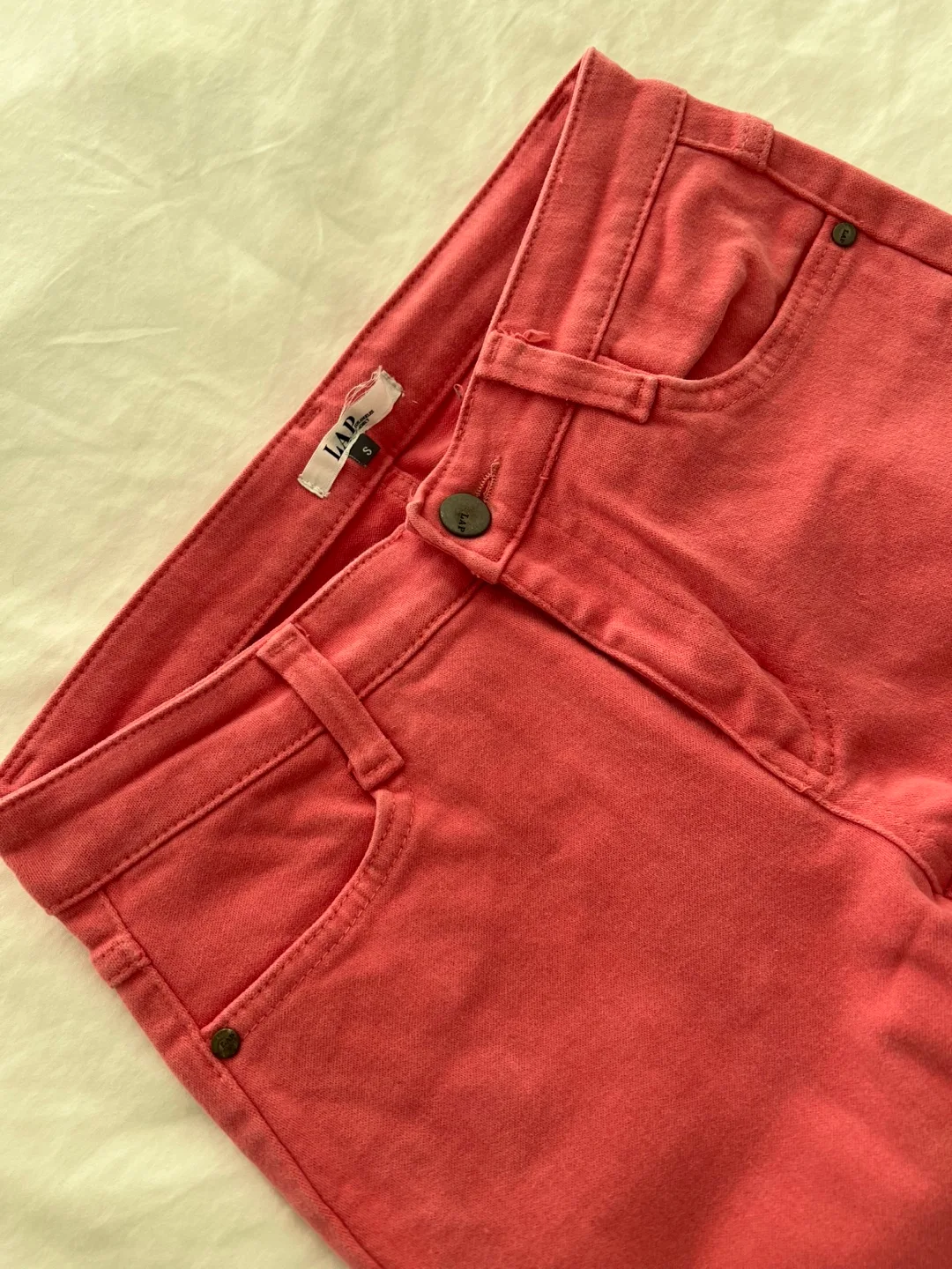 Pink LAP Women's Skinny Jeans, Size S/26-27 image indicator(2)