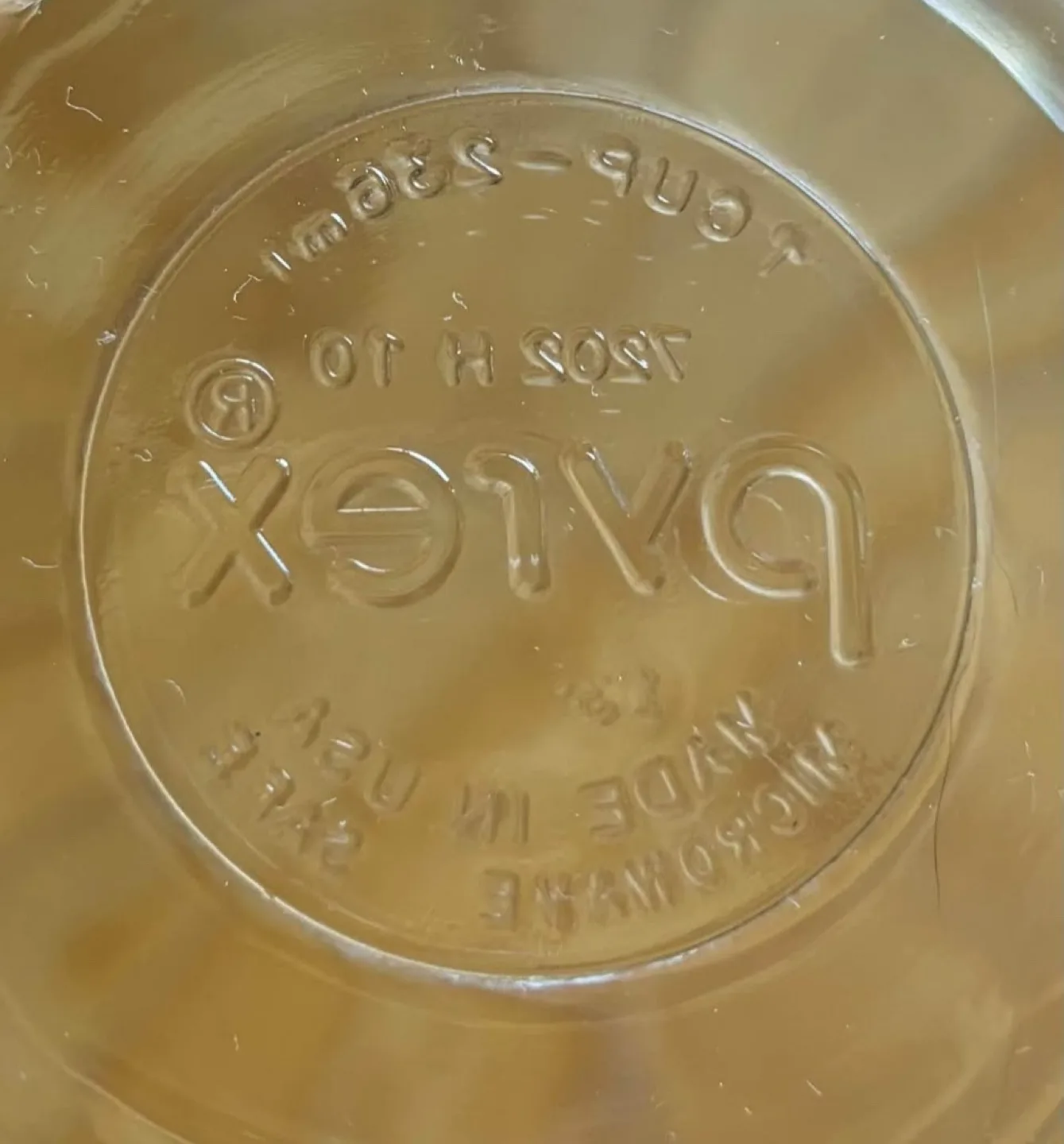 Pyrex Clear Glass Food Container, 1 Cup, 3” round, Like New image indicator(6)