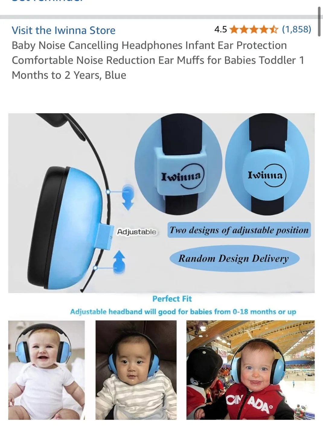 Iwina Baby Earmuffs -Headphones image indicator(3)